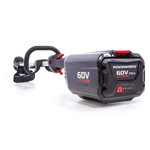 Безщітковий тример акумуляторний PowerWorks 60V (GreenWorks 60 V ) з АКБ 2.5 Ah і ЗП PD60LTK25