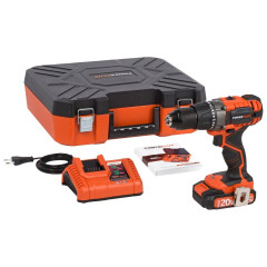 Ударная дрель - шуруповерт powerplus POWDP15210 20В 2.0Ач.