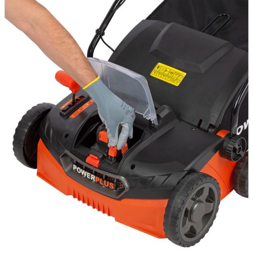 Бесщеточный аккумуляторный аэратор/ скарификатор powerplus powdpg 8020
