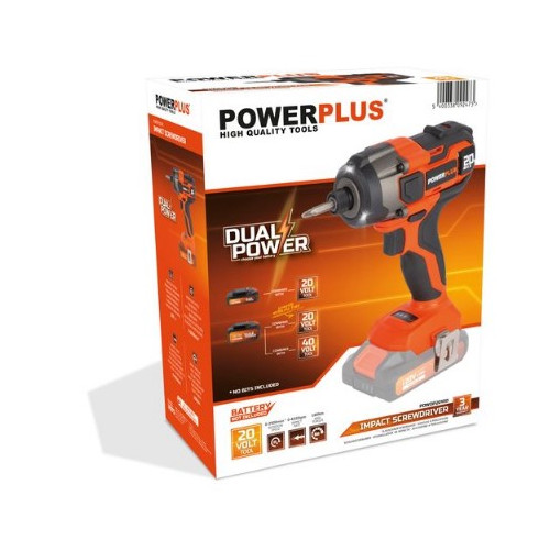 Акумуляторний ударний гайковерт powerplus powdp20100