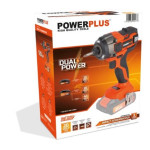 Акумуляторний ударний гайковерт powerplus powdp20100