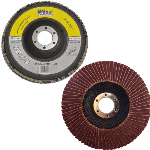 Круг пелюстковий Werk 125MM*22,2, A36, конічний Т29 - 10 шт