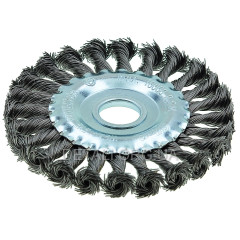Щетка дисковая 125MMx22.2MM плетеная проволока Werk - 1 шт 2