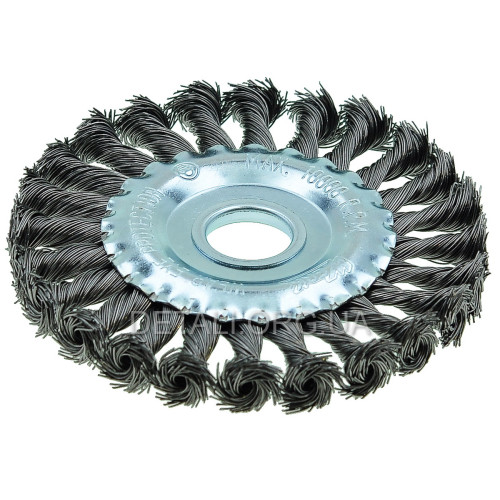 Щітка дискова 125MMx22.2MM плетений дріт Werk - 1 шт