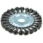 Щітка дискова 125MMx22.2MM плетений дріт Werk - 1 шт