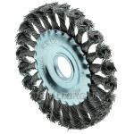 Щетка дисковая 125MMx22.2MM плетеная проволока Werk - 1 шт