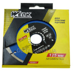Диск алмазний Werk 125x7x1.9x22,23мм Сегментні - 1 шт