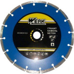 Диск алмазный Werk 230x7x2.4x22,23мм Сегментные - 1 шт