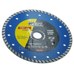Диск алмазний Werk 180x7x2.6x22.23мм TURBO - 1 шт