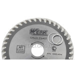 Пильный диск по дереву Werk 125X22,23 40 зуб.