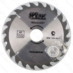 Пильний диск по дереву Werk 180X32, 24 зуб - 1 шт