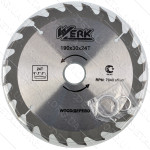 Пильный диск по дереву Werk 190х30, 24 зуб. - 1 шт