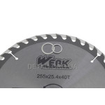 Пильный диск по дереву Werk 255х25.4 40 зуб. - 1 шт