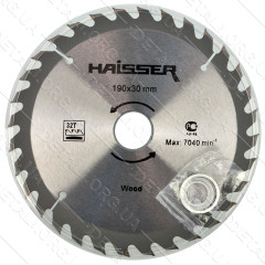 Пильный диск по дереву Haisser 190х30 32 зуб - 1 шт 2