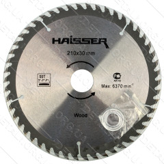 Пильный диск по дереву Haisser 210х30 50 зуб - 1 шт 2