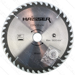 Пильний диск по дереву Haisser 230х30 40 зуб - 1 шт 2