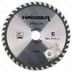 Пильный диск по дереву Haisser 250х32 40 зуб - 1 шт