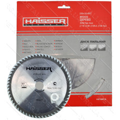 Пильний диск по дереву Haisser 250х32 60 зуб - 1 шт