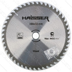 Пильный диск по дереву Haisser 300х32 48 зуб - 1 шт 2