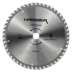 Пильный диск по дереву Haisser 350х32 50 зуб - 1 шт