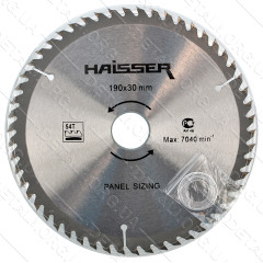 Пильний диск по ламінату Haisser 190х30 54 зуб - 1 шт 2