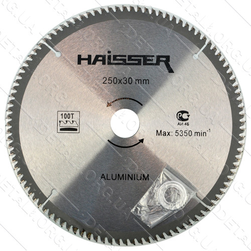 Пильный диск по алюминию Haisser 250х30 100 зуб - 1 шт