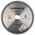 Пильний диск по алюмінію Haisser 250х30 100 зуб - 1 шт