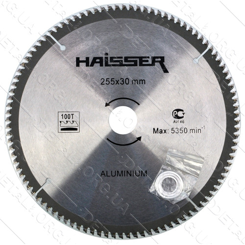 Пильный диск по алюминию Haisser 255х30 100 зуб - 1 шт