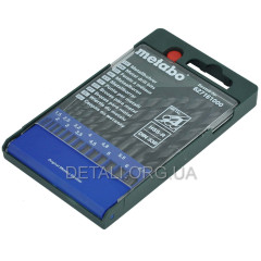 Набор сверл по металлу Metabo HSS-R оригинал 627161000 (13 шт) 2