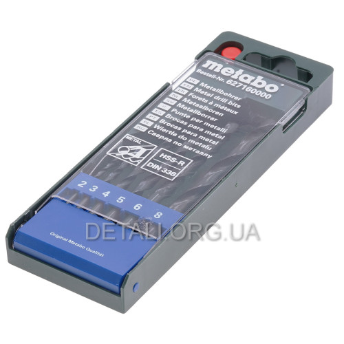 Набір свердл Metabo HSS-R оригінал 627160000 (6 шт)