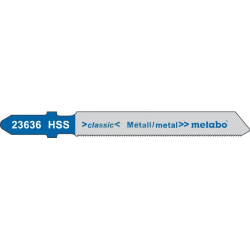 Лобзиковое полотно по металлу Metabo Classic T 118 G, 25 шт оригинал