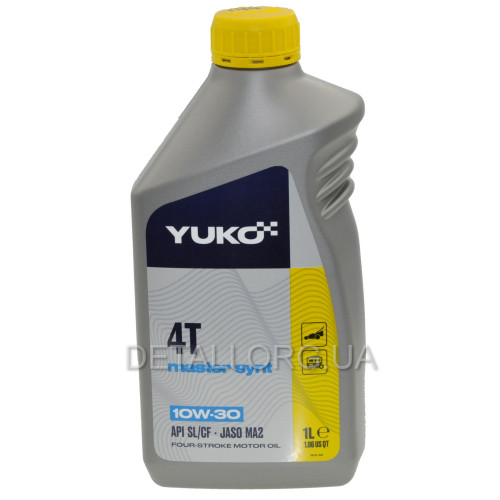 Масло YUKO MASTER SYNT 4T SAE 10W-30 полусинтетика 1л
