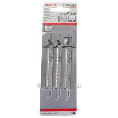 Пилка Bosch T301CD, 3×117 мм, 3шт по дереву 2608637591