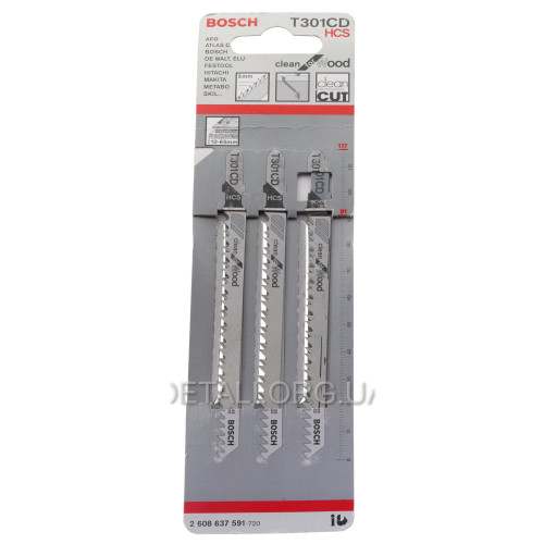 Пилка Bosch T301CD 3шт по дереву 2608637591