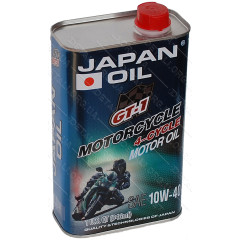 Масло для четырехтактных двигателей Japan Oill 10W-40 ж/б1L 4-такт квадратная