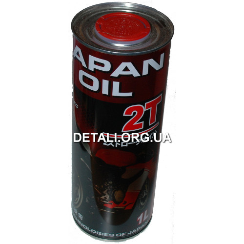 Масло для двухтактных двигателей Japan Oil MOTO 2T ж/б 1L круглая / минеральное