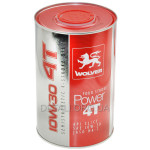 Олива для чотирьохтактних двигунів WOLVER FOUR STROKE POWER 4T SAE 10W-30 каністра 1л жерсть