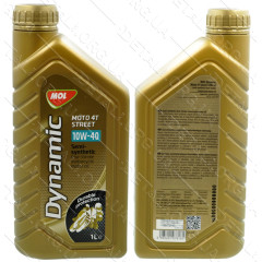 Олива для 4-х тактних двигунів Dynamic Moto 4T Street10W-40 MOL полусінтетіка1л