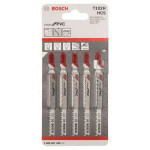 Пилка Bosch T102H 5шт по пластику 2609256c57