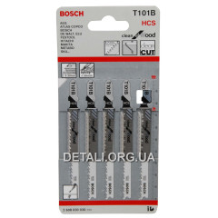 Пилка Bosch T101B 5шт по дереву оригинал 2608630030