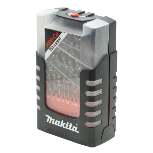 Набор сверл HSS-CO по металлу 1-13мм (25 шт.) Makita оригинал D-50479