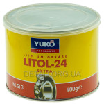 Мастило YUKO Литол-24 0,4кг банку 0,5л жерсть