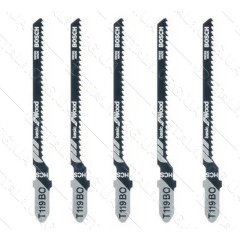 Пилка лобзика Bosch 119BO упаковка 5шт.  по дереву 2 608 637 788/2 608 630 310/2 608 637 879 2