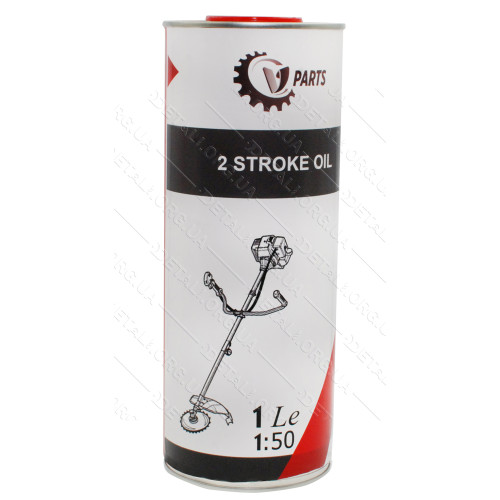 Олива для 2-х тактних двигунів VJ parts 2T 1л, ж/б  кругла / напівсинтетика