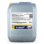 Мастило моторне дизельне YUKO MEGA HD 15W-40 20 л каністра.