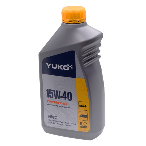 Масло моторное YUKO DYNAMIC 15W-40 API SG/CD канистра 1 л