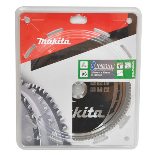 Диск пиляльний по алюмінію SPECIALIZED 250х30 мм 100Т Makita оригинал B-09640
