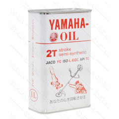 Олива для 2-х тактних двигунів YAMAHA OIL 2T 1л, ж / б прямокутна / напівсинтетика