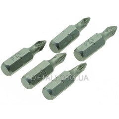 Набор бит PZ1 Storm 1/4*25mm, ACR, S2 (5шт) 2