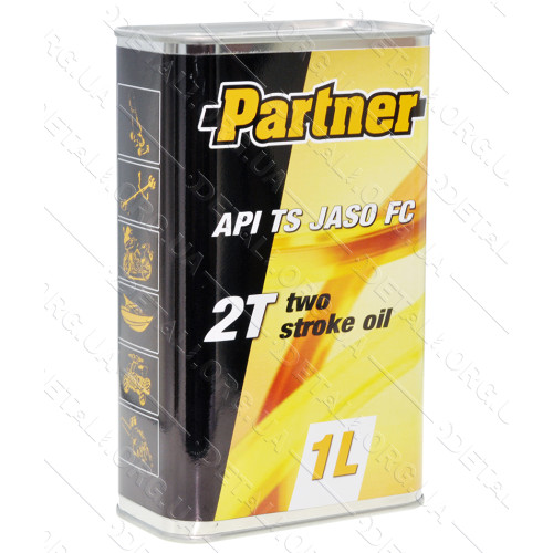 Олива для 2-х тактних двигунів PARTNER 2T 1л, ж / б прямокутна / напівсинтетики